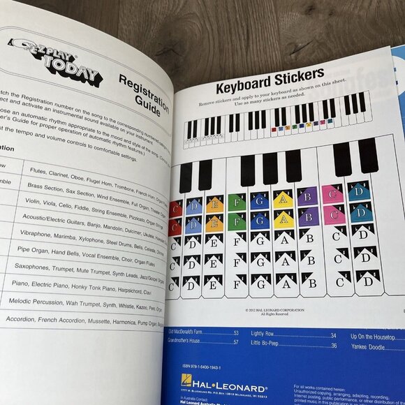 Kid's Songfest 2nd Edition Sheet Music E-Z Play Today Book Hal Leonard - Picture 5 of 6